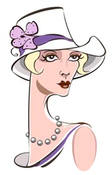 Mode des années 1920 : chapeau cloche